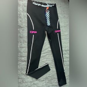 Off - White Leggings ( Small )